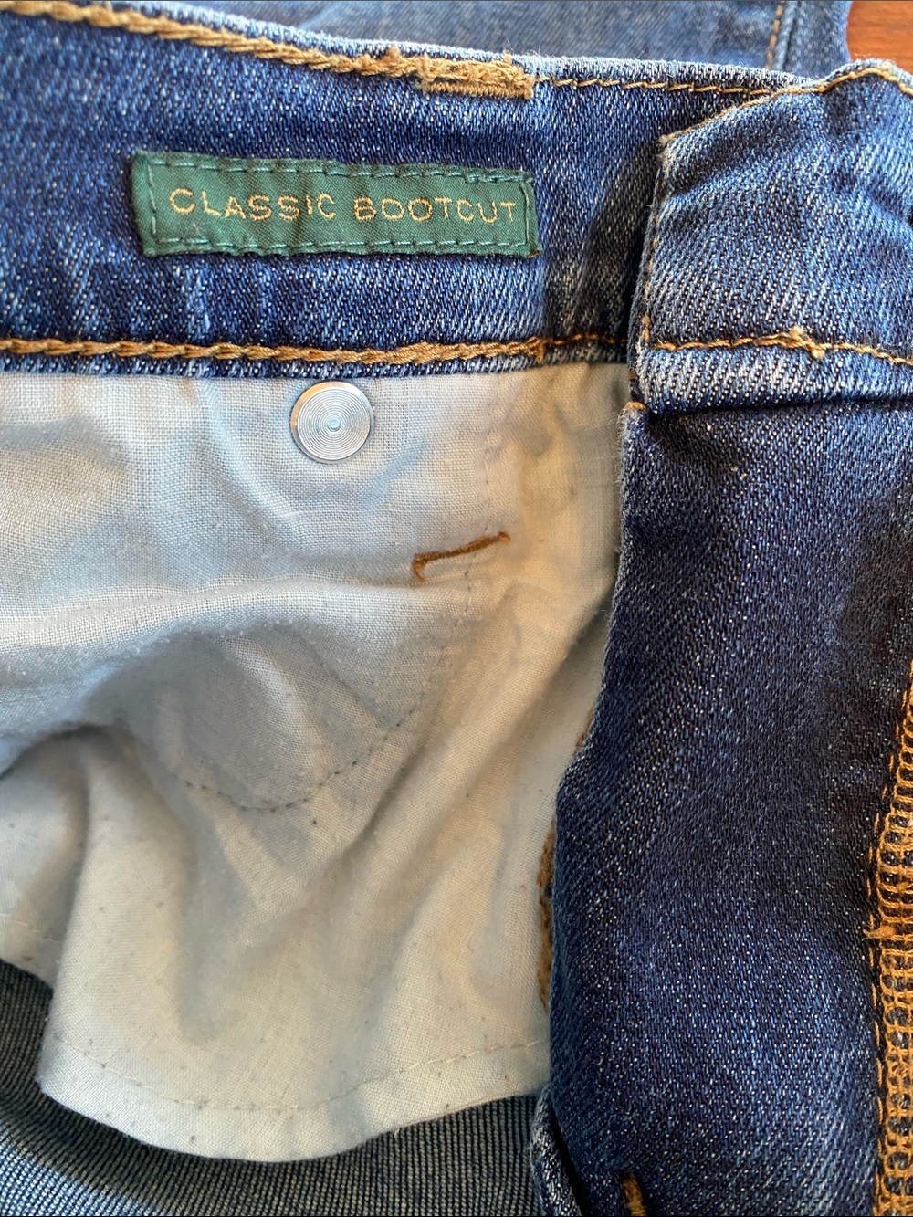 LRL / Lauren Classic Bootcut Jeans in Medium Blue Wash - Picture 8 of 10